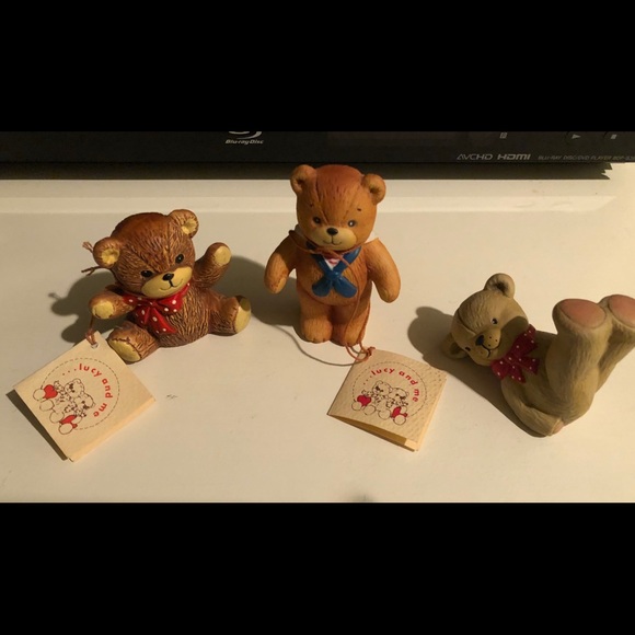 🇺🇸Vtg Lucy and Me Collectible Bears - Set of 3 - Picture 2 of 9